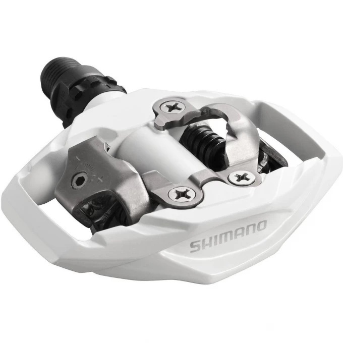 Педали SHIMANO, M530, SPD, с шипами, белый EPDM530W