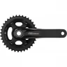 Система SHIMANO DEORE, M6000-2, 175 мм, интегрированный вал, 10 скоростей, 36/26T без каретки, черный EFCM6000EX66X